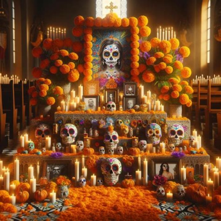 Why are altars built for day of the dead?