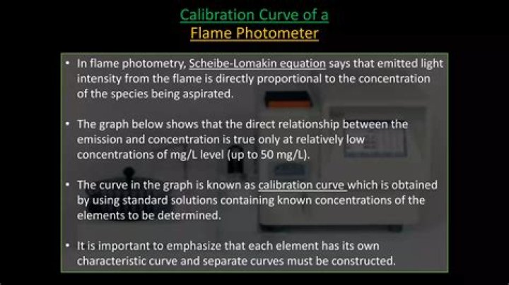Why calibration of flame photometer is important?
