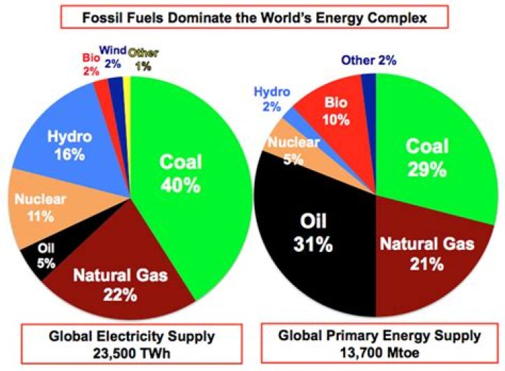 Why consumes fossil fuels?