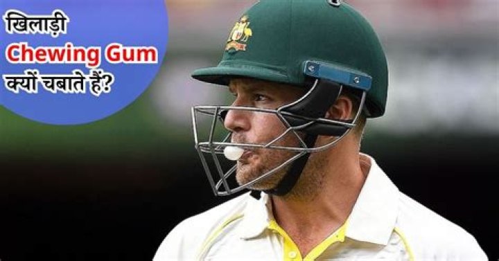 Why cricketers chew gum?