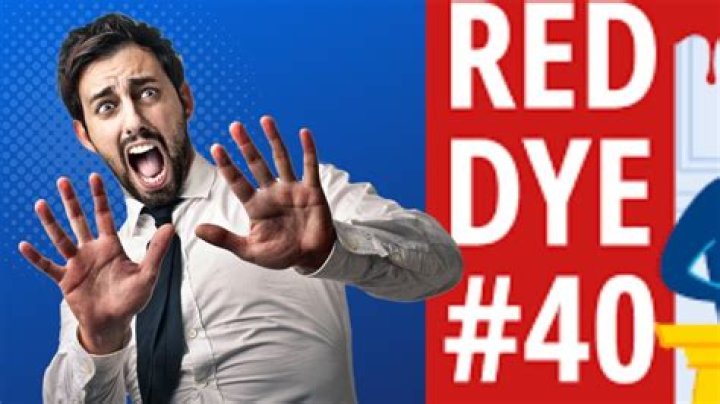Why is red dye bad for you?