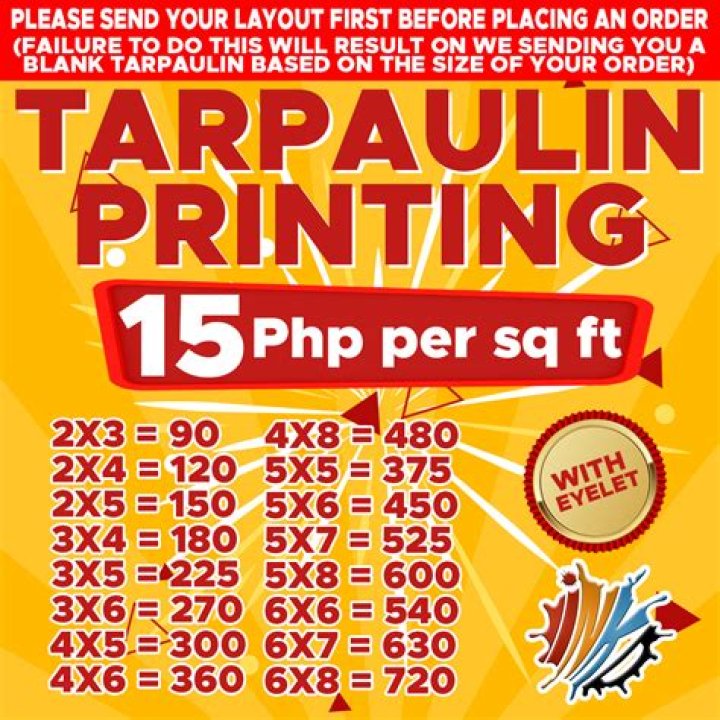 Why is tarpaulin blue?