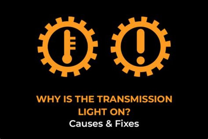 Why is the transmission light on?